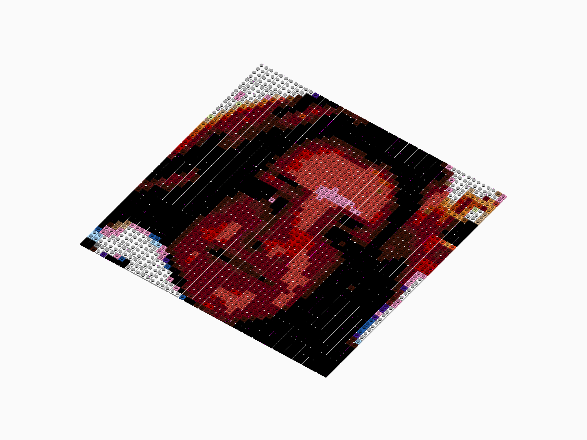 Custom Brick Mosaic