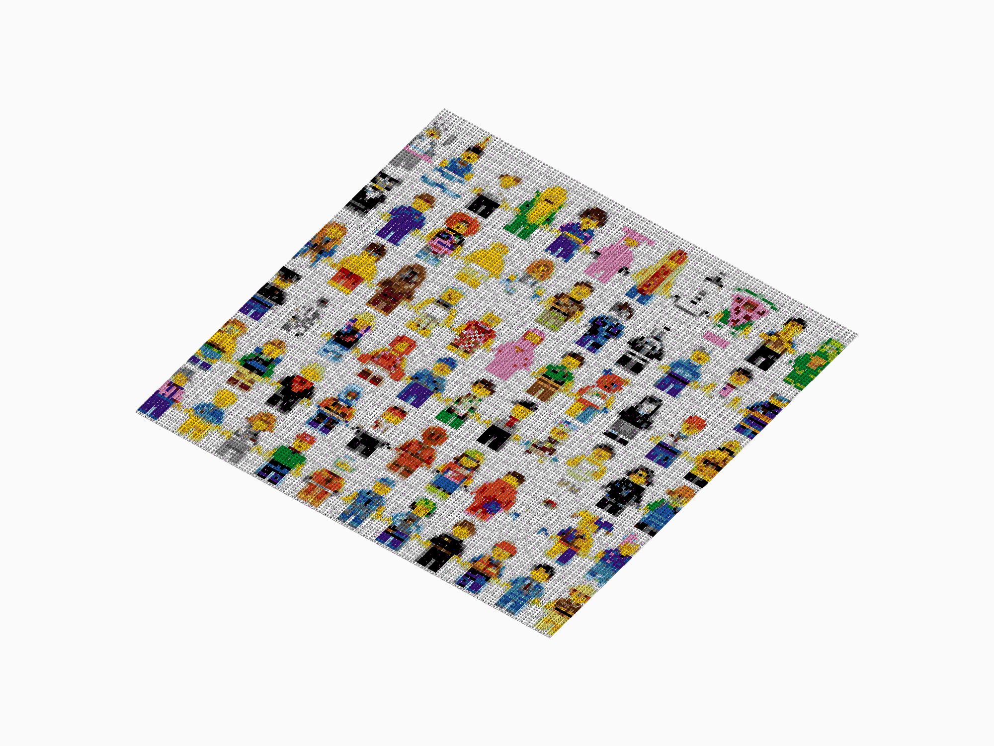 Custom Brick Mosaic