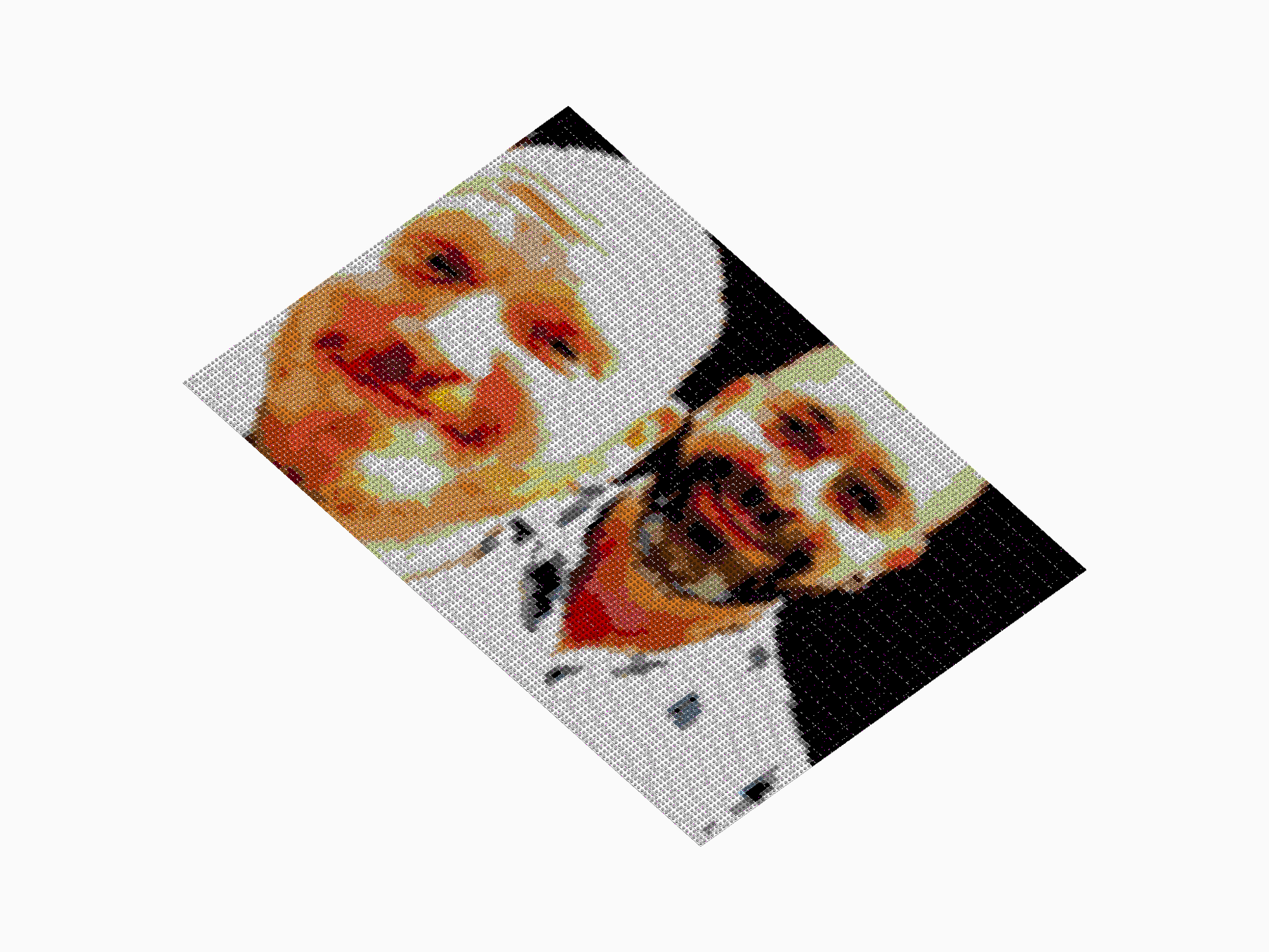 Custom Brick Mosaic