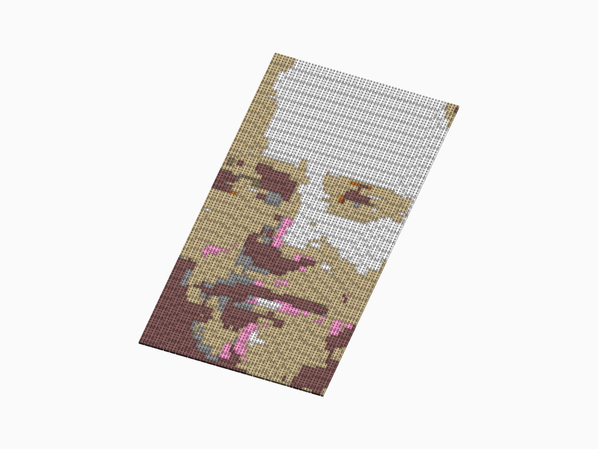 Custom Brick Mosaic