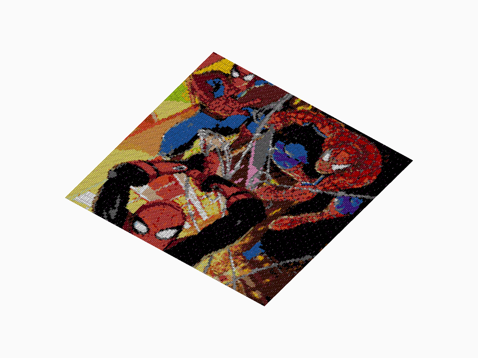 Custom Brick Mosaic