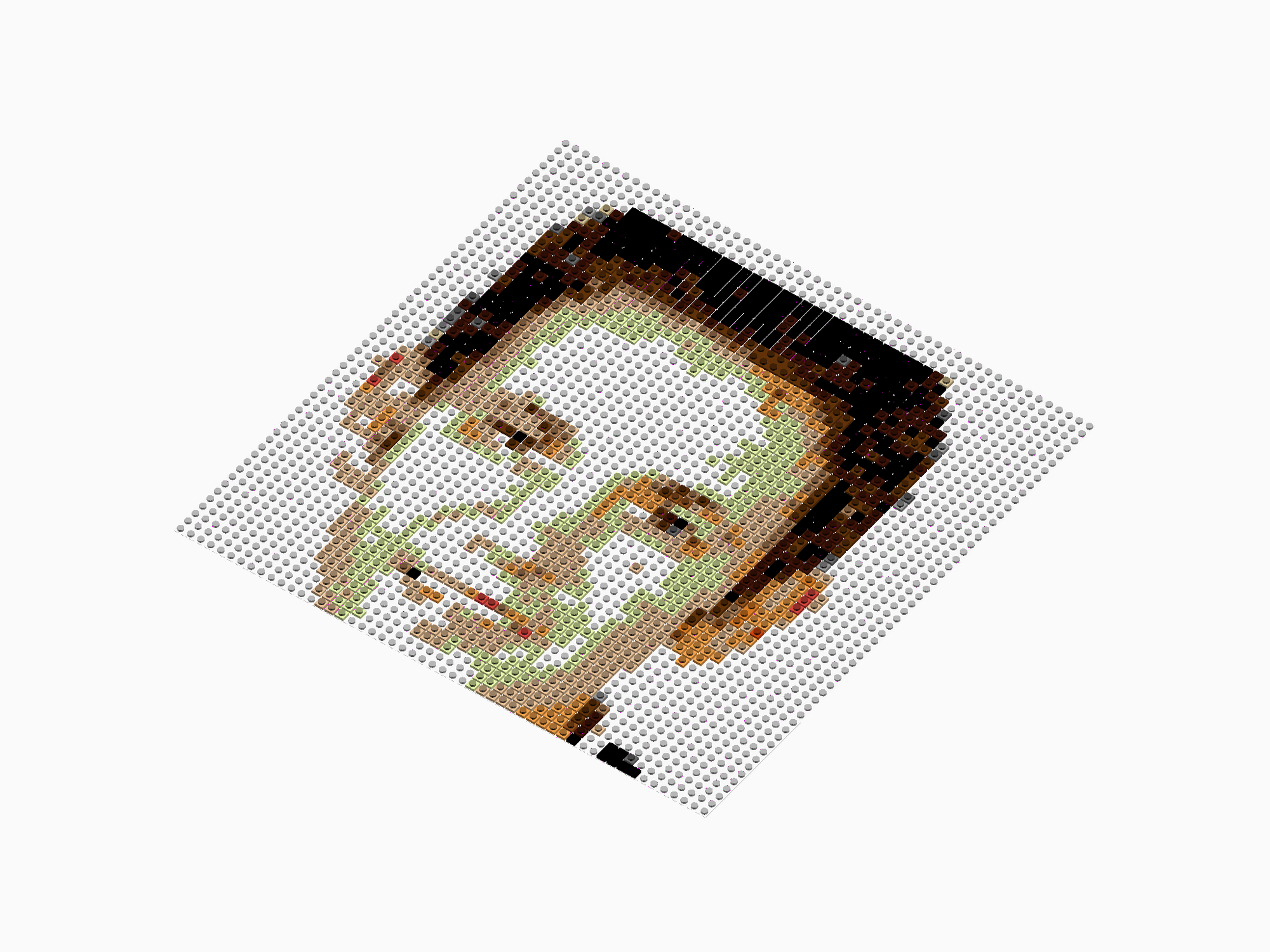 Custom Brick Mosaic