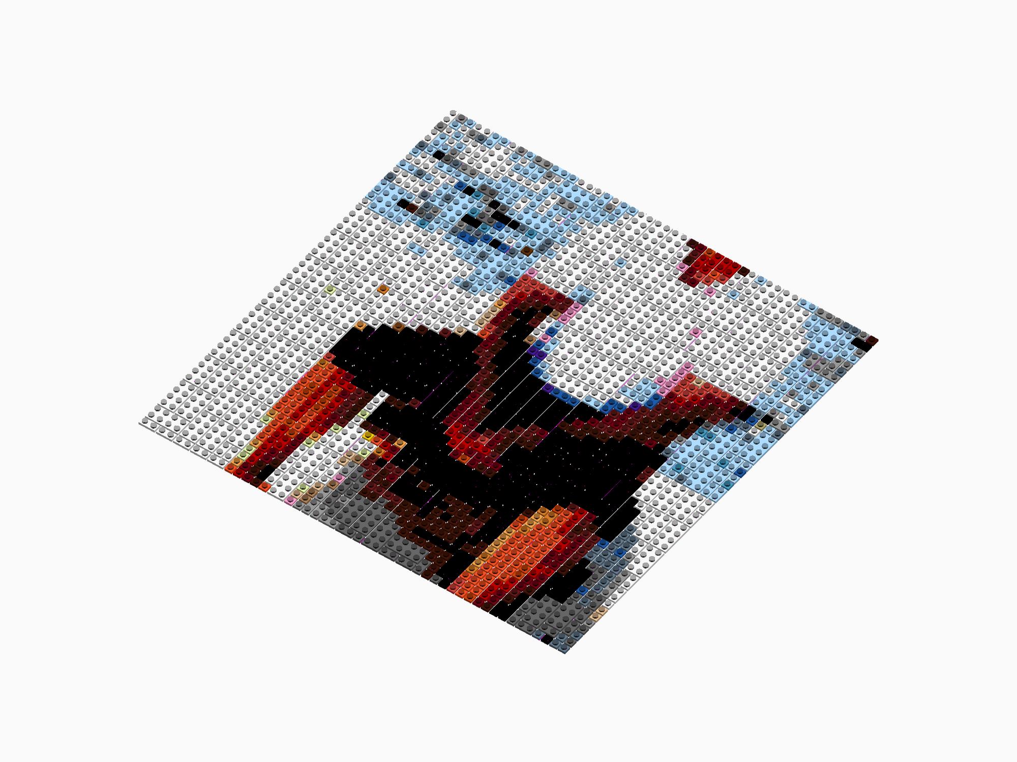 Custom Brick Mosaic