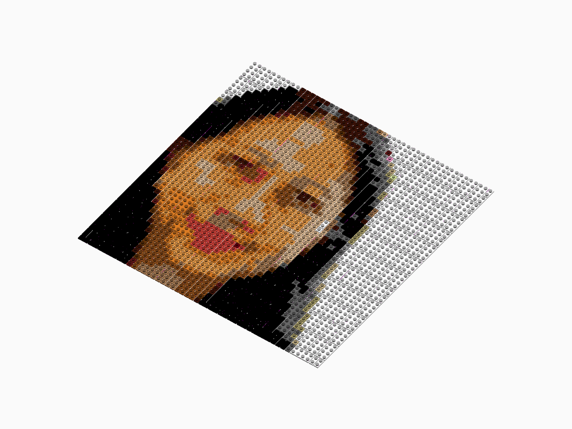 Custom Brick Mosaic
