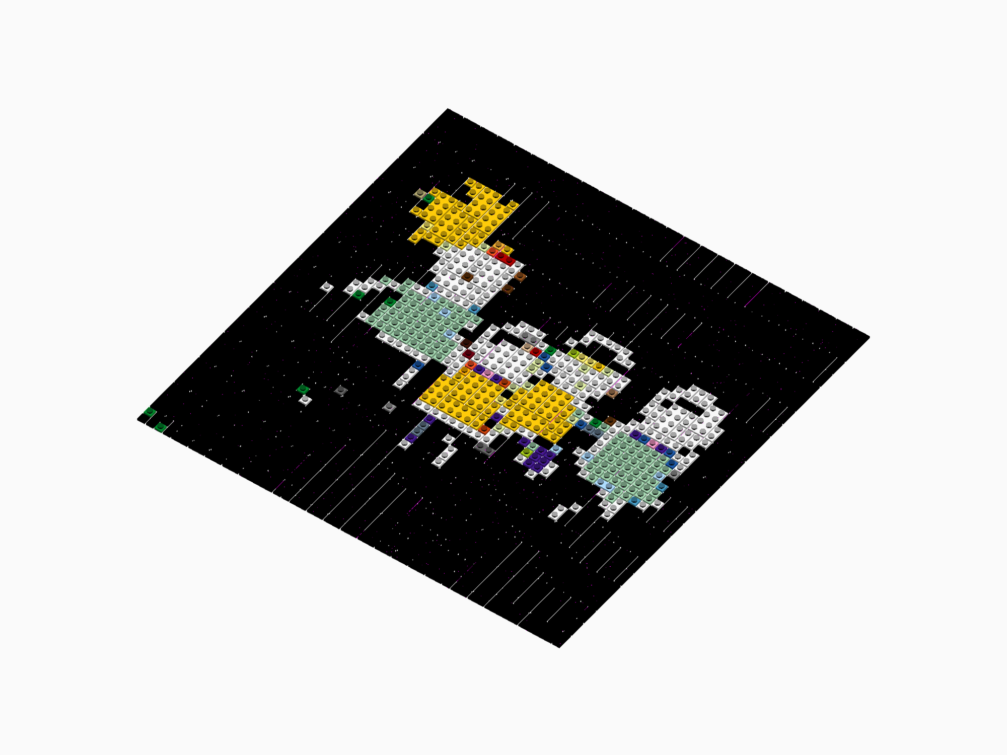 Custom Brick Mosaic