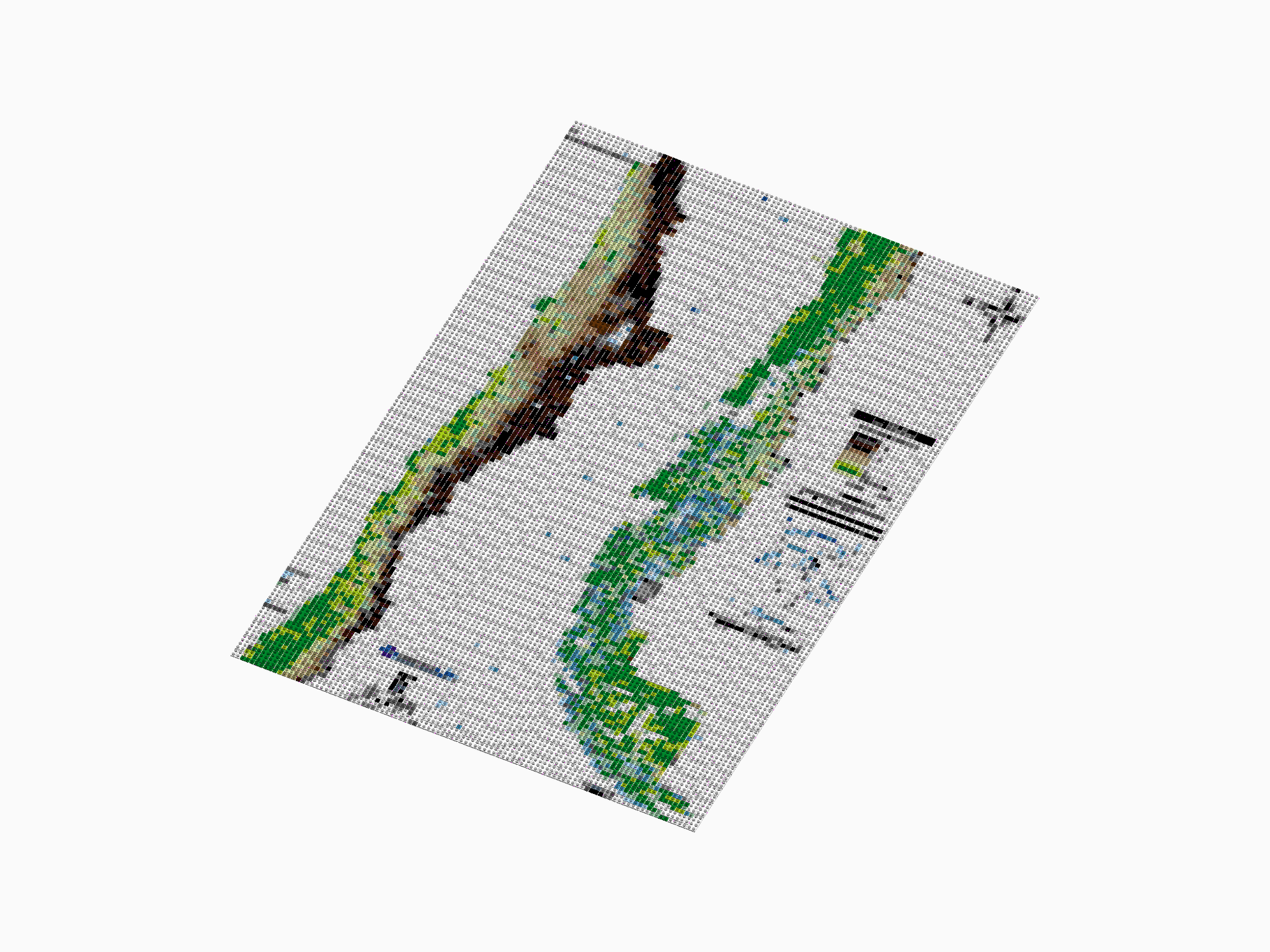 Custom Brick Mosaic