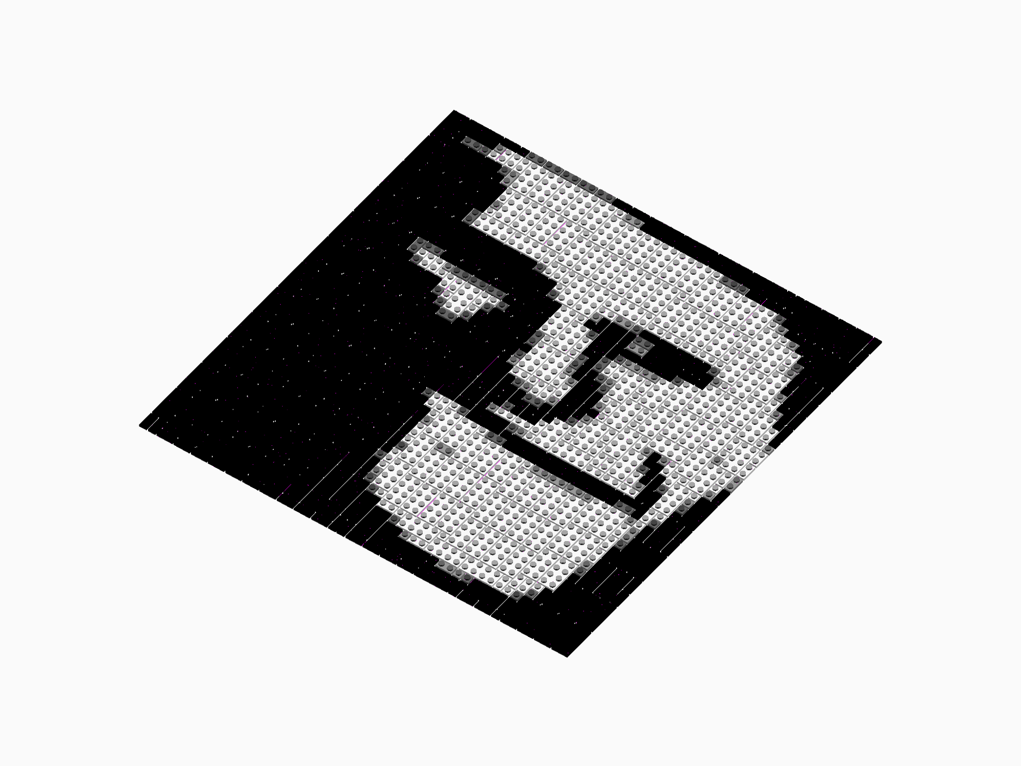 Custom Brick Mosaic
