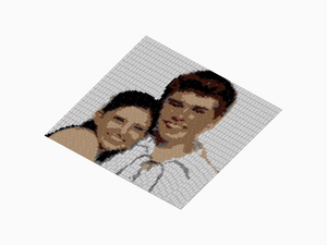 Custom Brick Mosaic