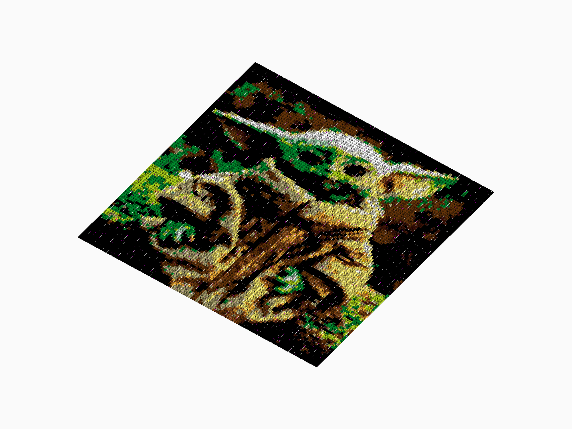 Custom Brick Mosaic