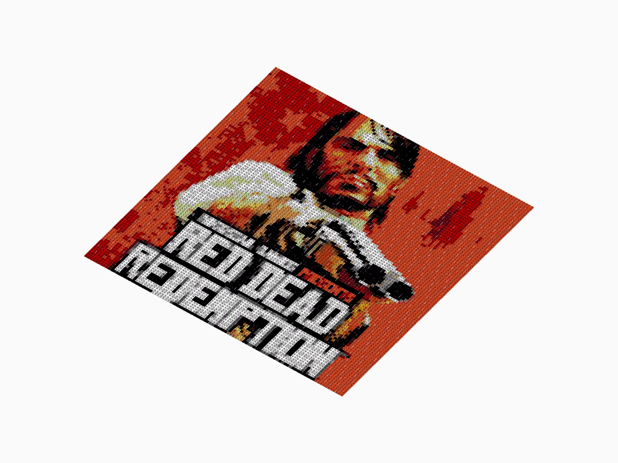 Custom Brick Mosaic