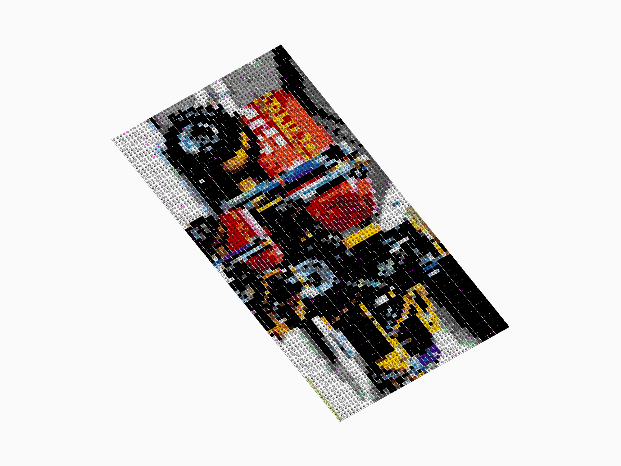Custom Brick Mosaic