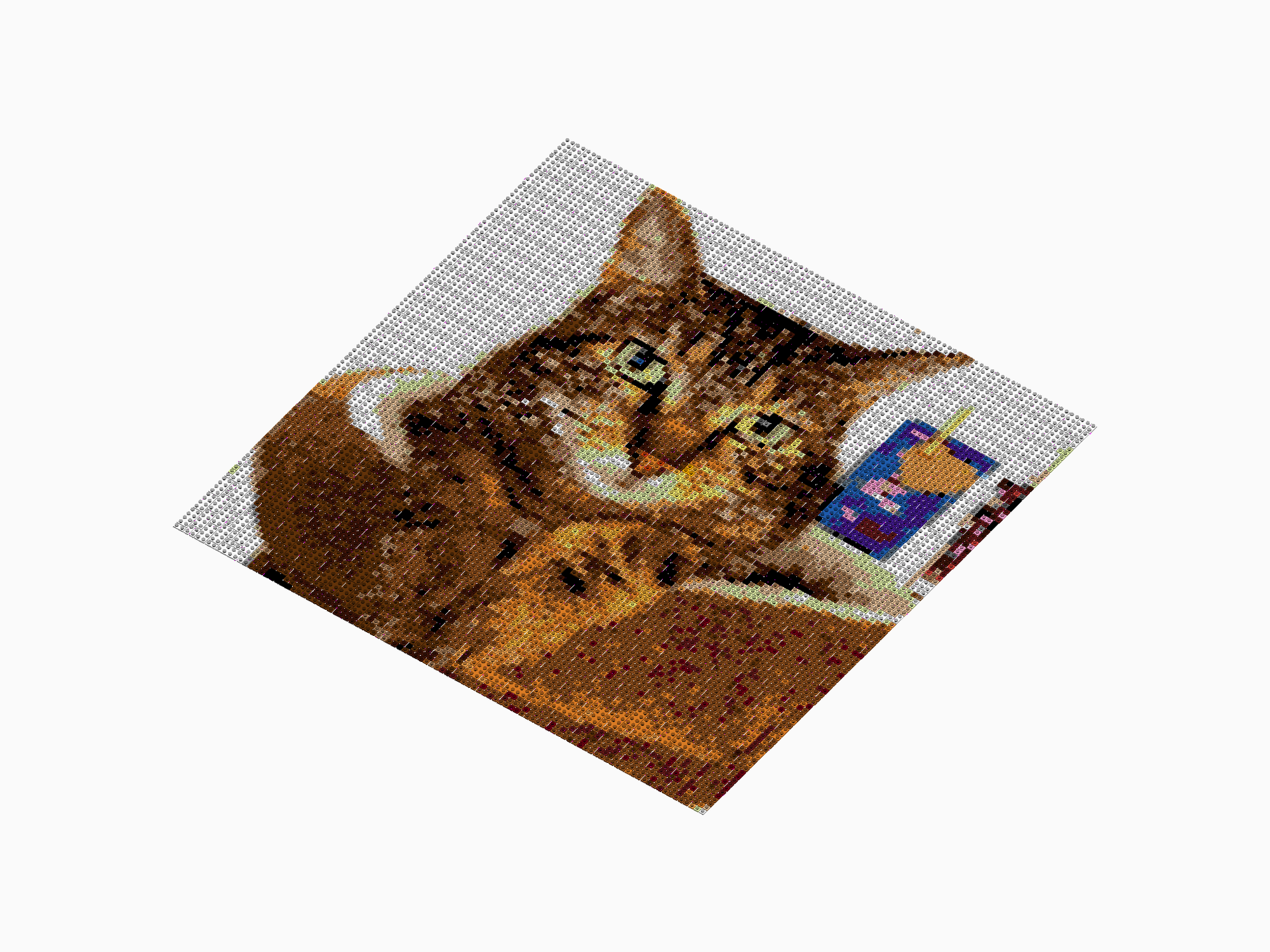 Custom Brick Mosaic