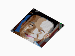 Custom Brick Mosaic