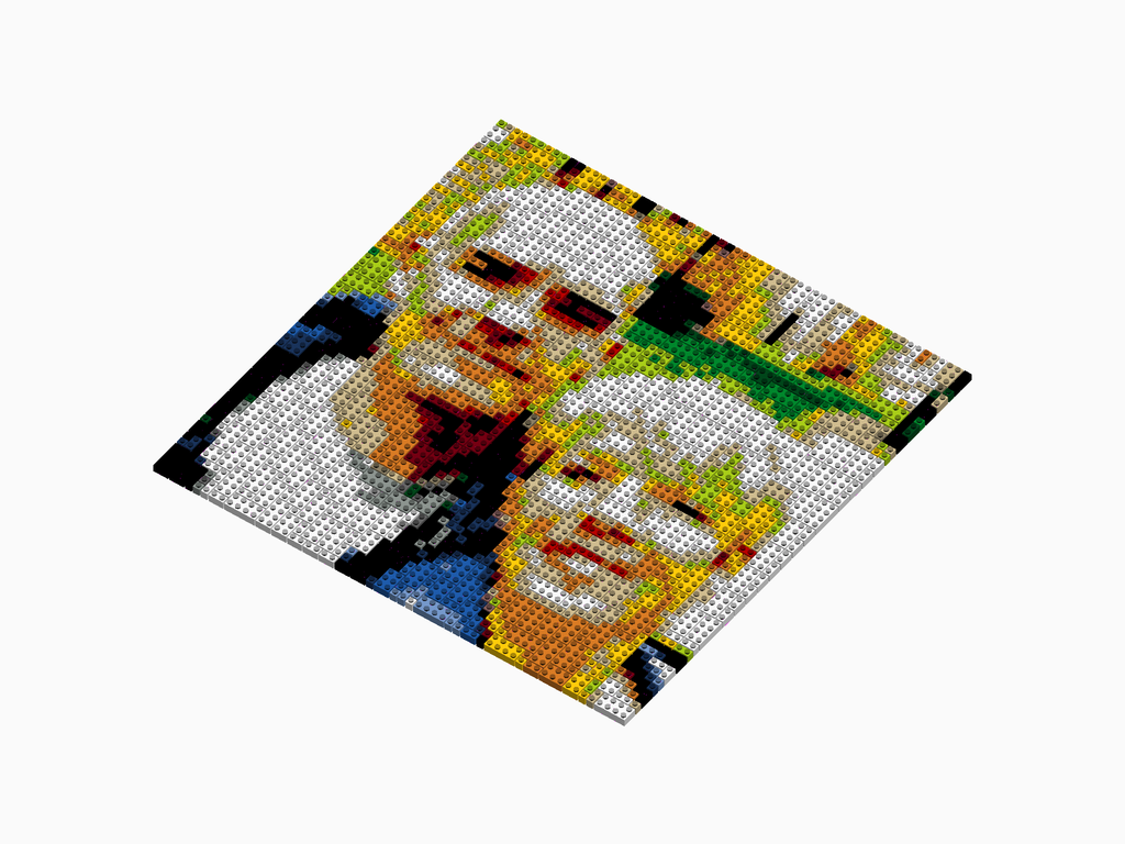 Custom Brick Mosaic