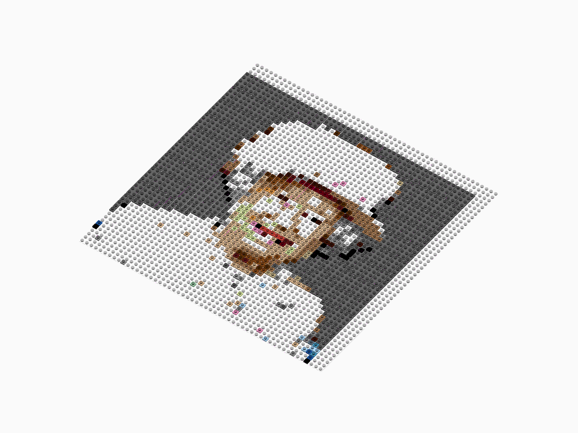 Custom Brick Mosaic