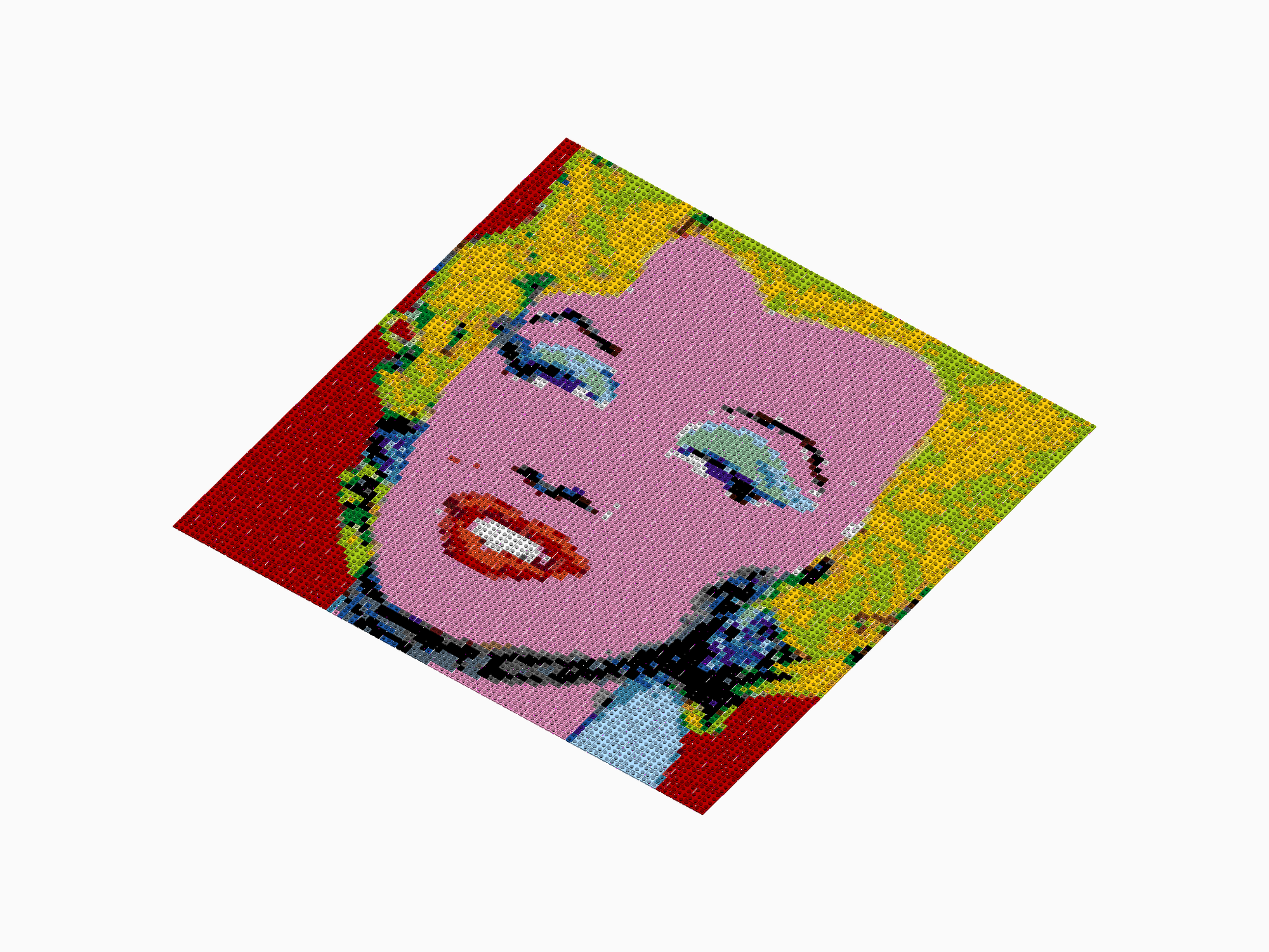 Custom Brick Mosaic