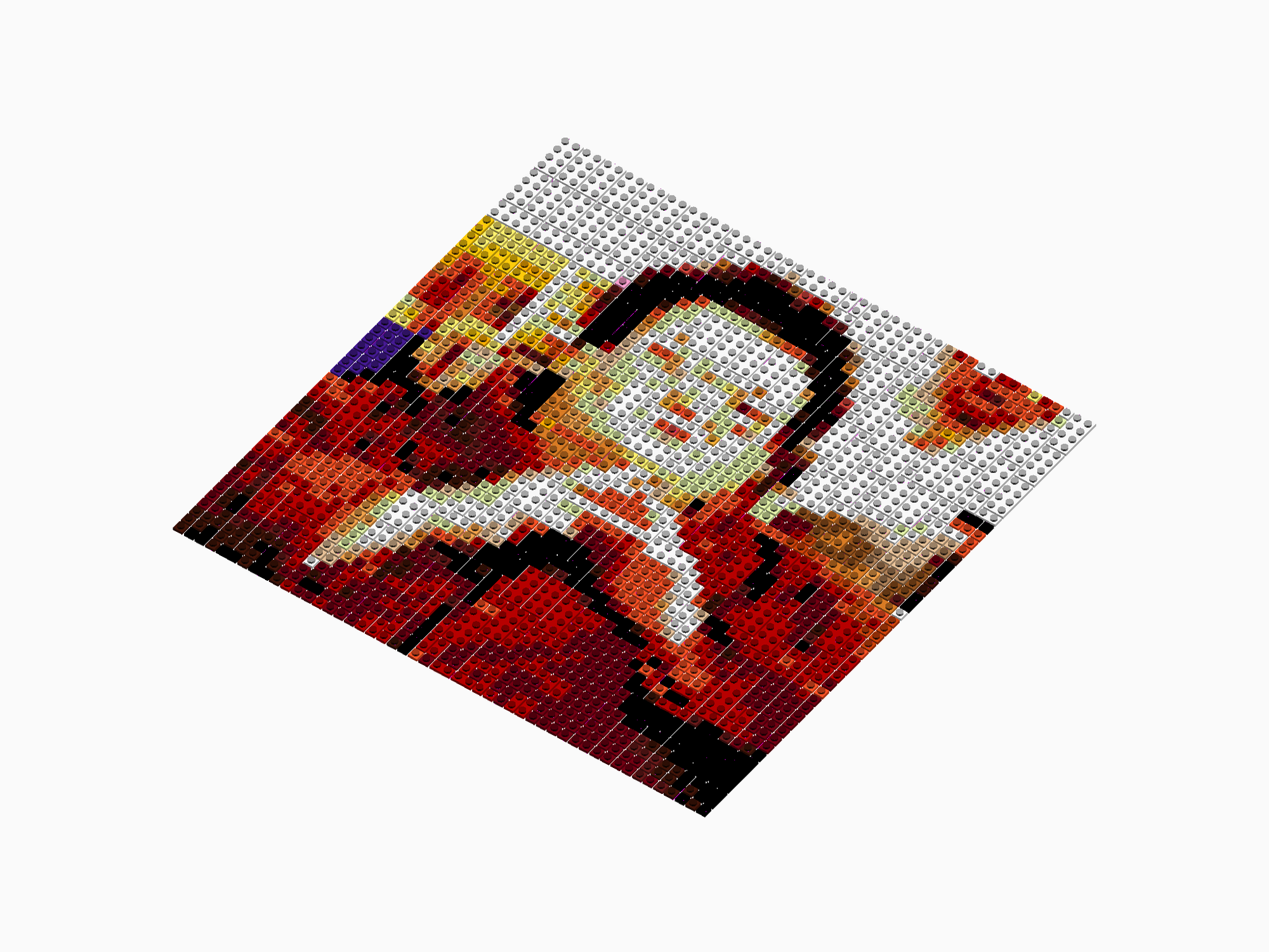 Custom Brick Mosaic