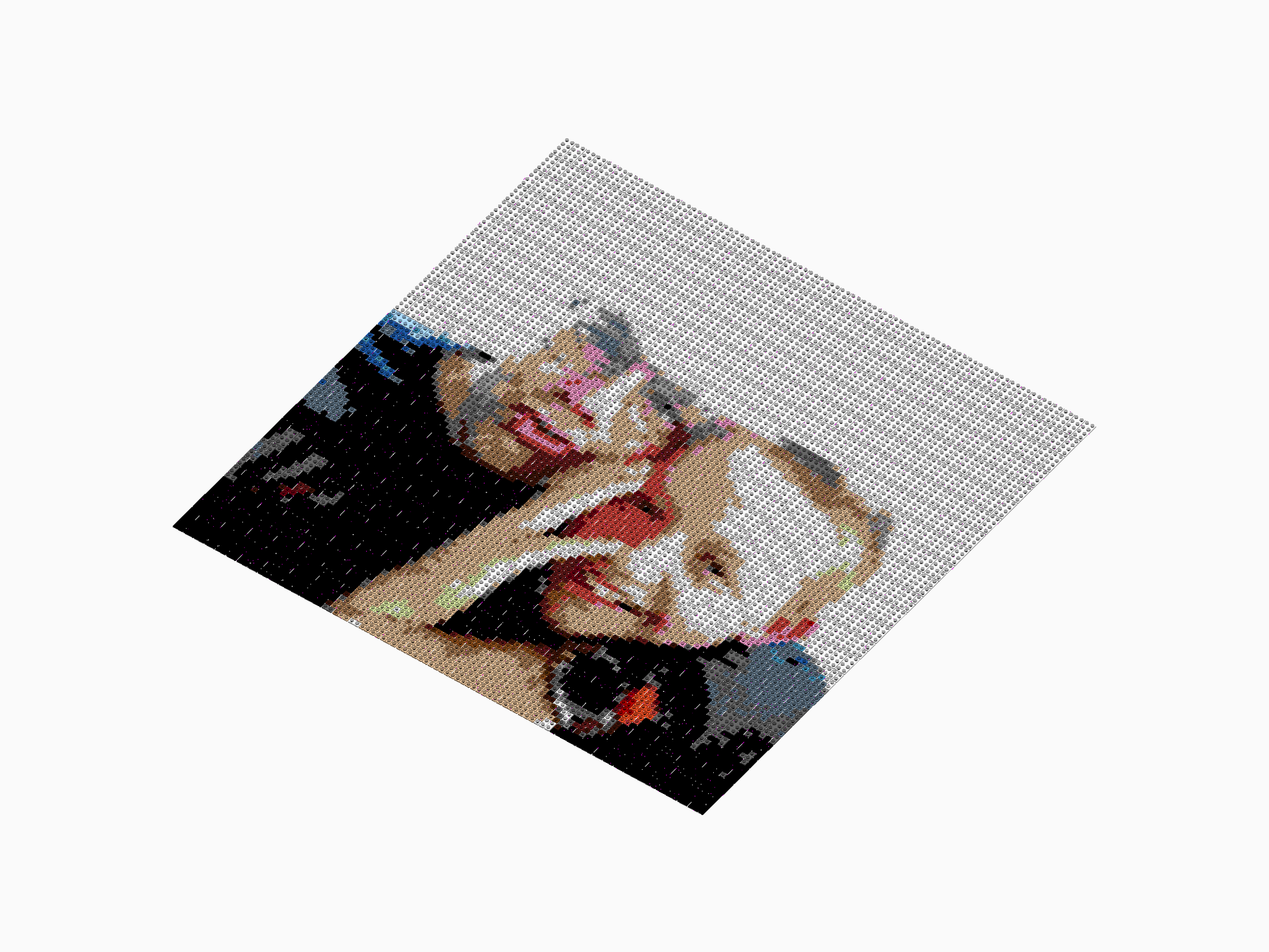 Custom Brick Mosaic