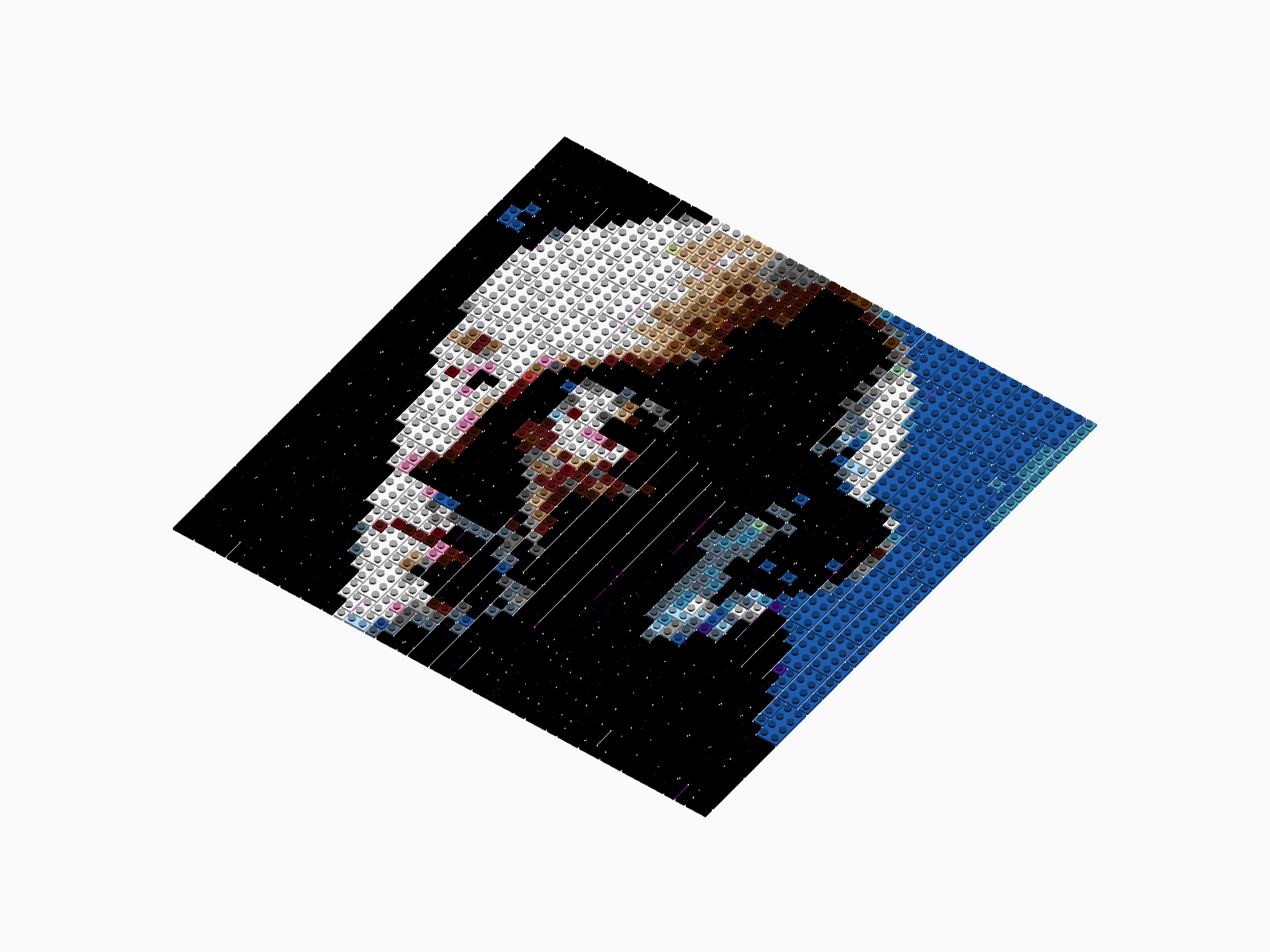 Custom Brick Mosaic
