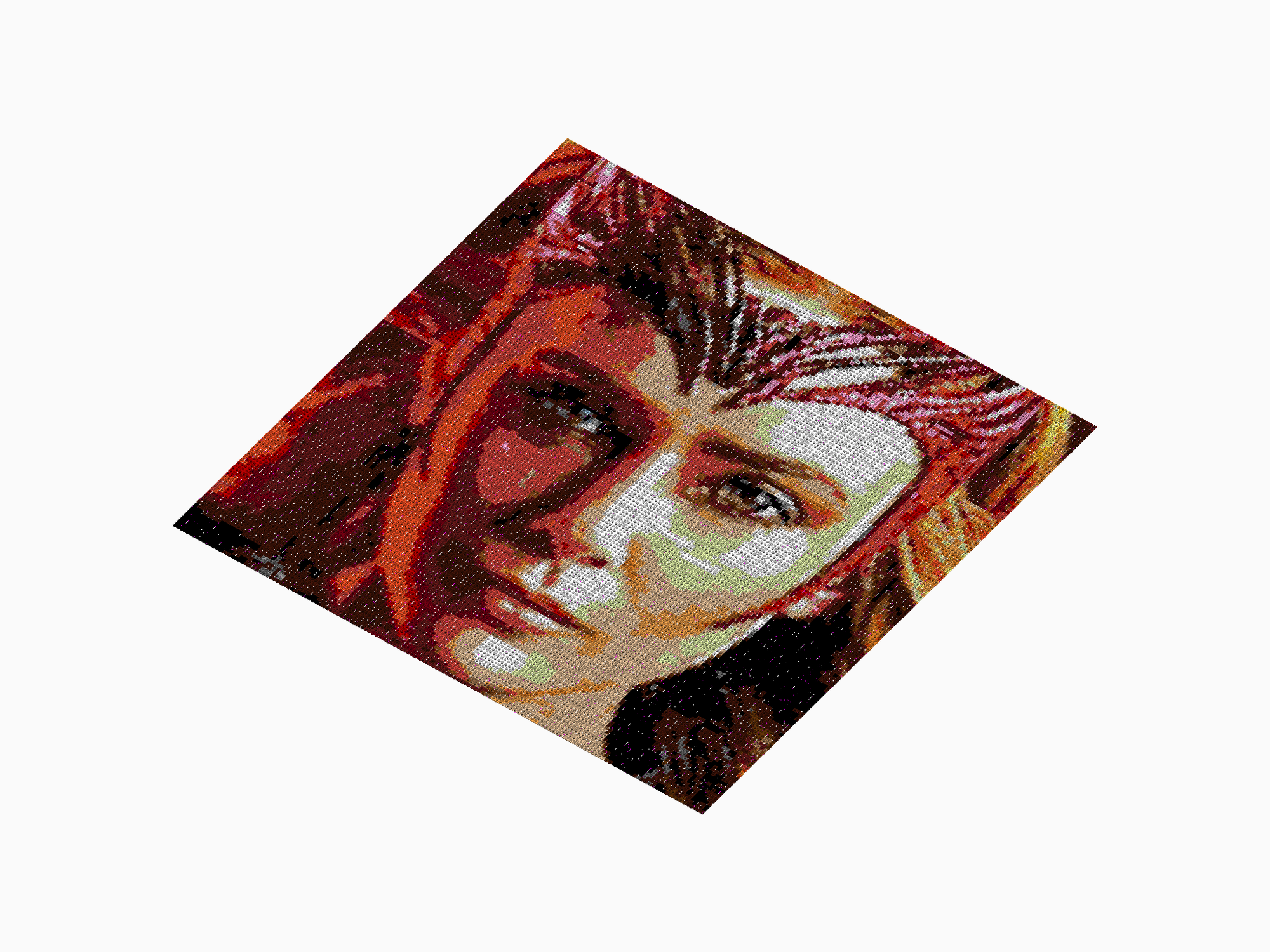 Custom Brick Mosaic