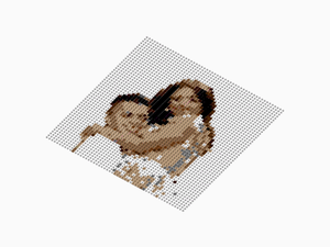 Custom Brick Mosaic