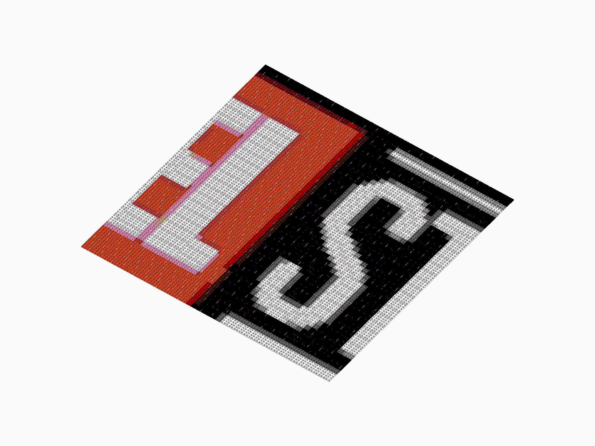 Custom Brick Mosaic