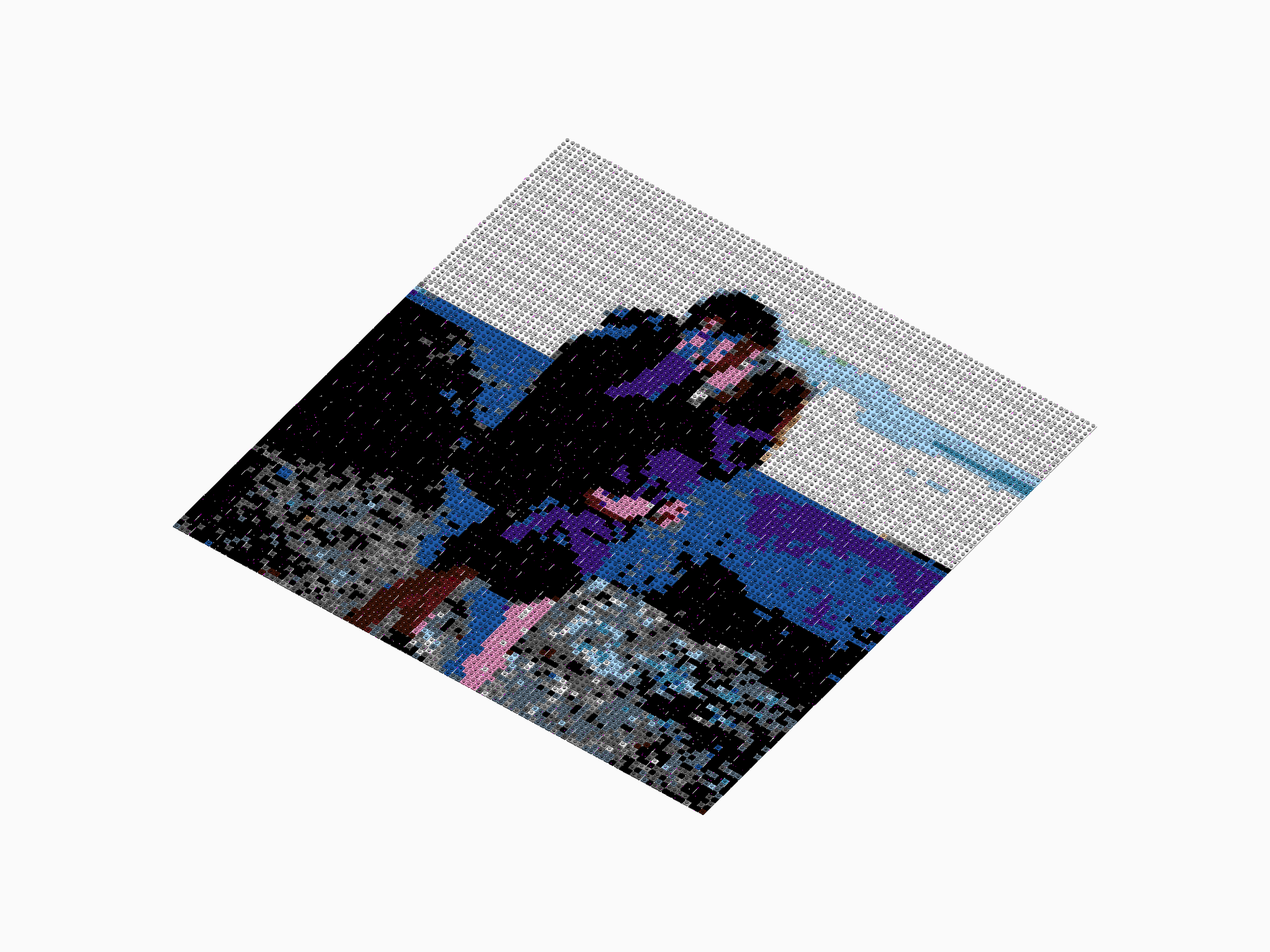 Custom Brick Mosaic