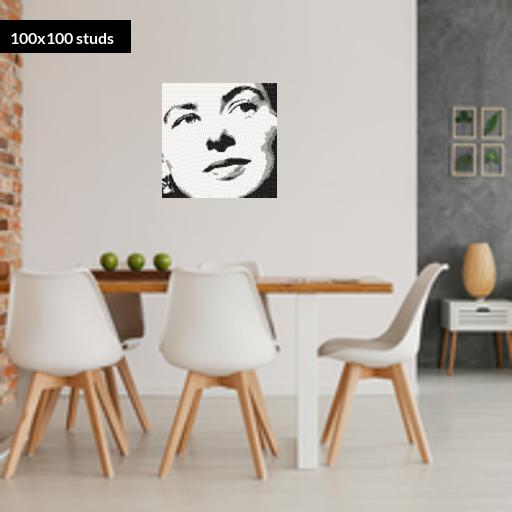 100*100studs, 80*80cm, 31.5*31.5inch