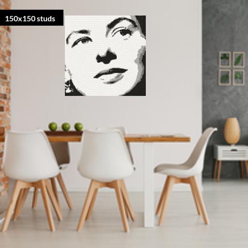 150*150studs, 120*120cm, 47.25*47.25inch