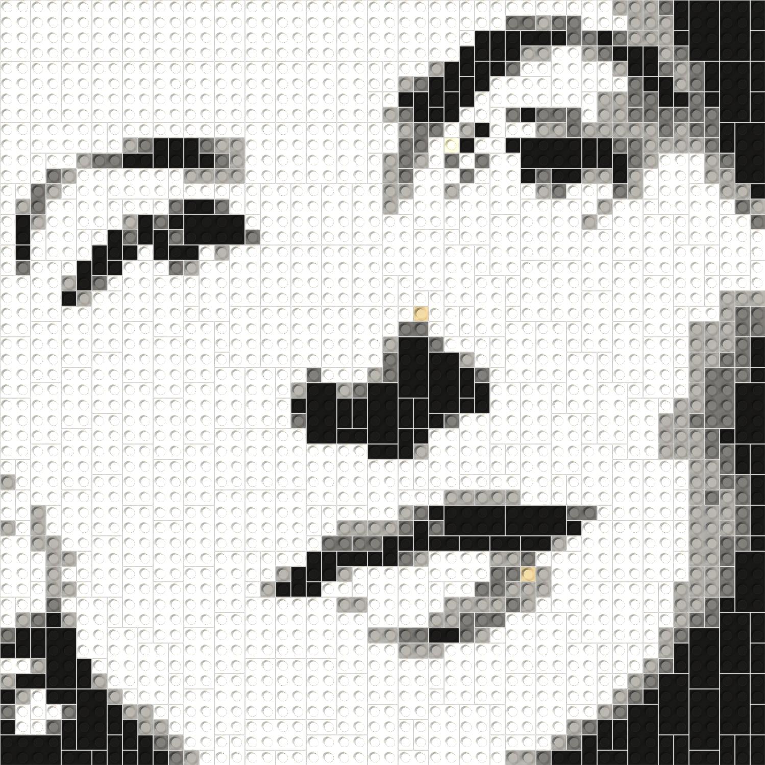 50*50studs, 40*40cm, 15.75*15.75inch