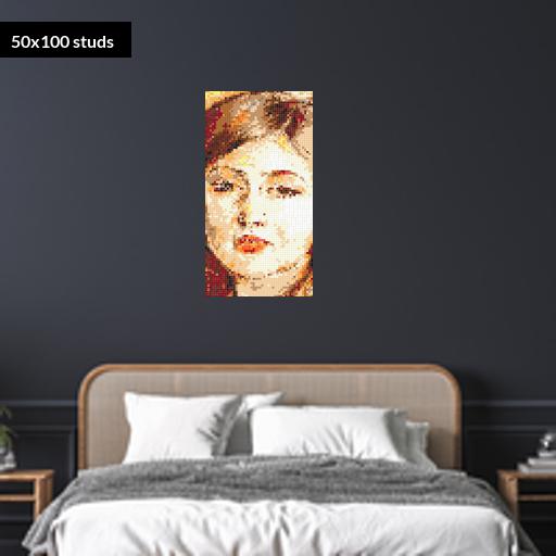50*100studs, 40*80cm, 15.75*31.5inch