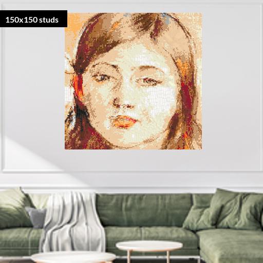 150*150studs, 120*120cm, 47.25*47.25inch