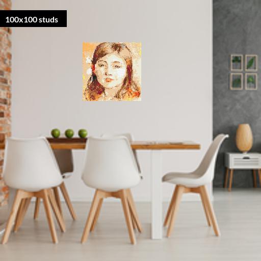 100*100studs, 80*80cm, 31.5*31.5inch