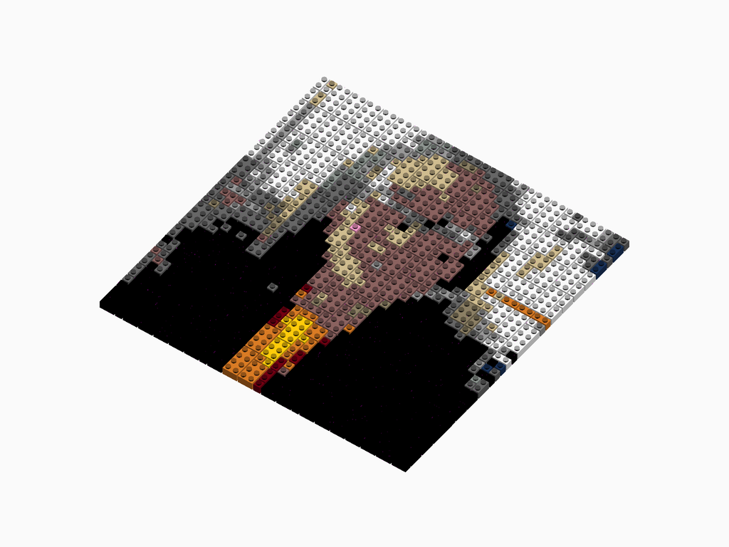 Custom Brick Mosaic