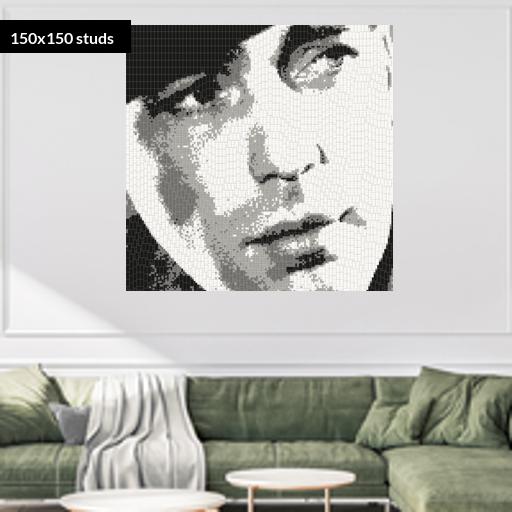 150*150studs, 120*120cm, 47.25*47.25inch