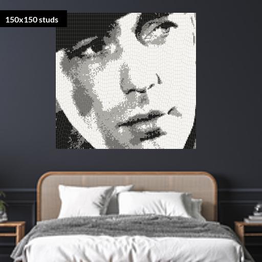 150*150studs, 120*120cm, 47.25*47.25inch