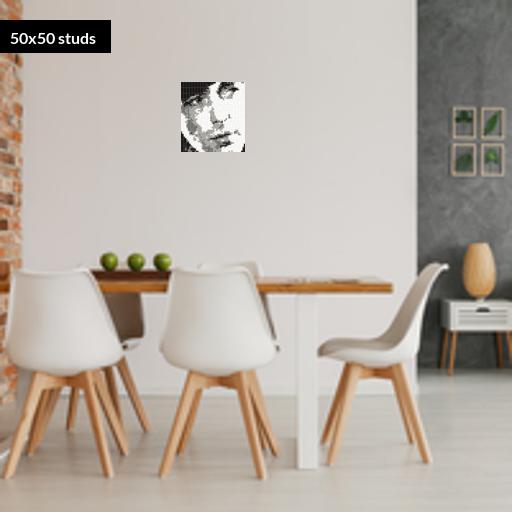 50*50studs, 40*40cm, 15.75*15.75inch