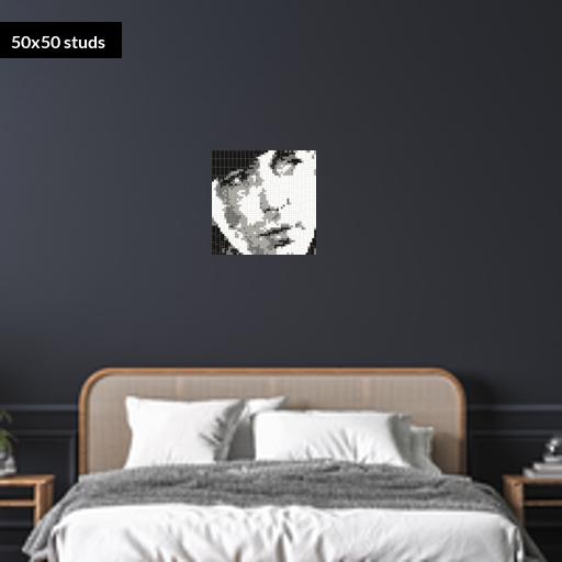 50*50studs, 40*40cm, 15.75*15.75inch