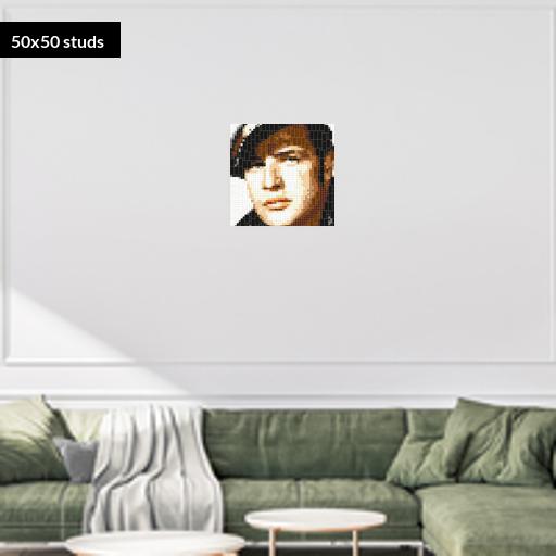 50*50studs, 40*40cm, 15.75*15.75inch