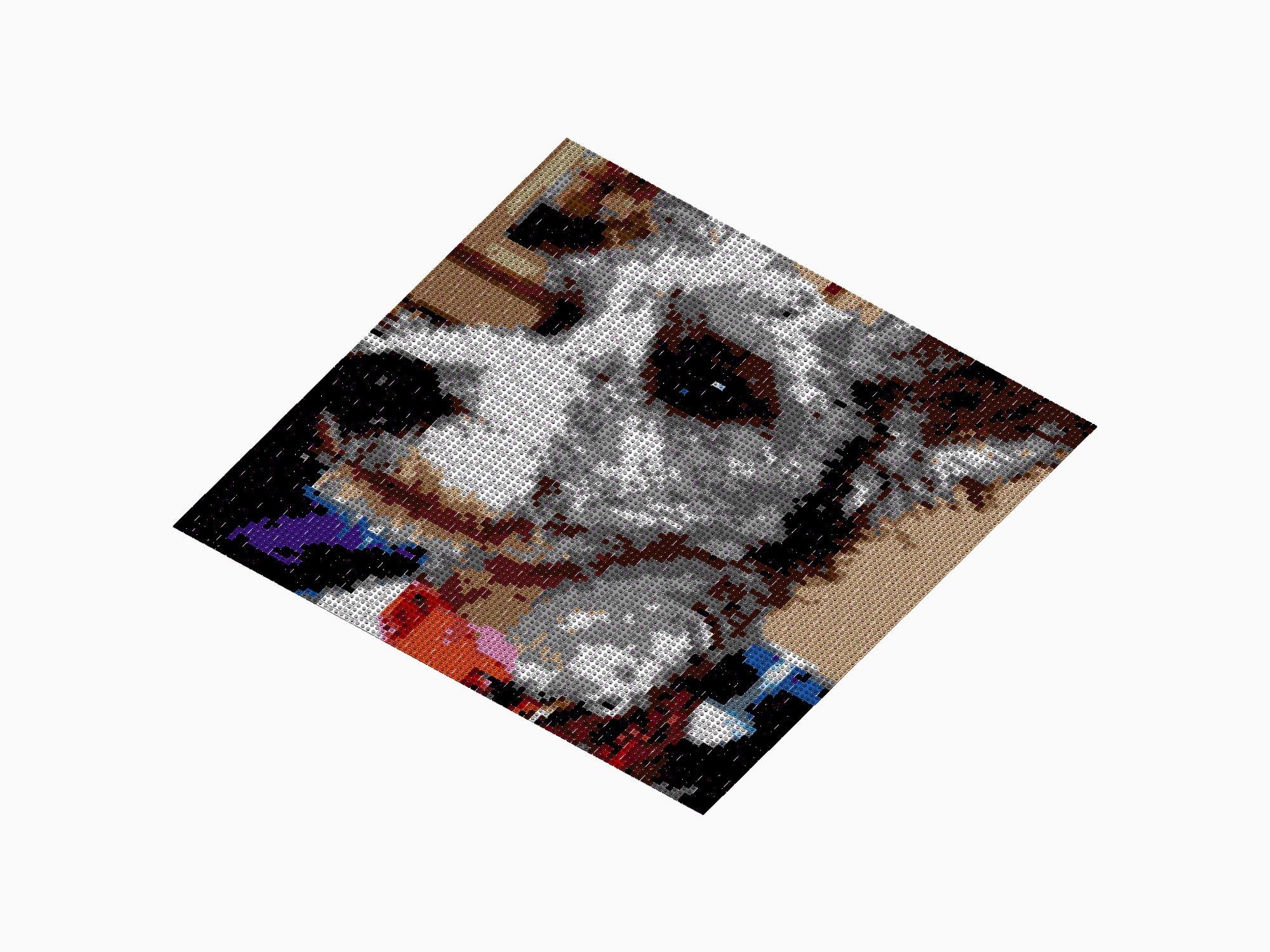 Custom Brick Mosaic