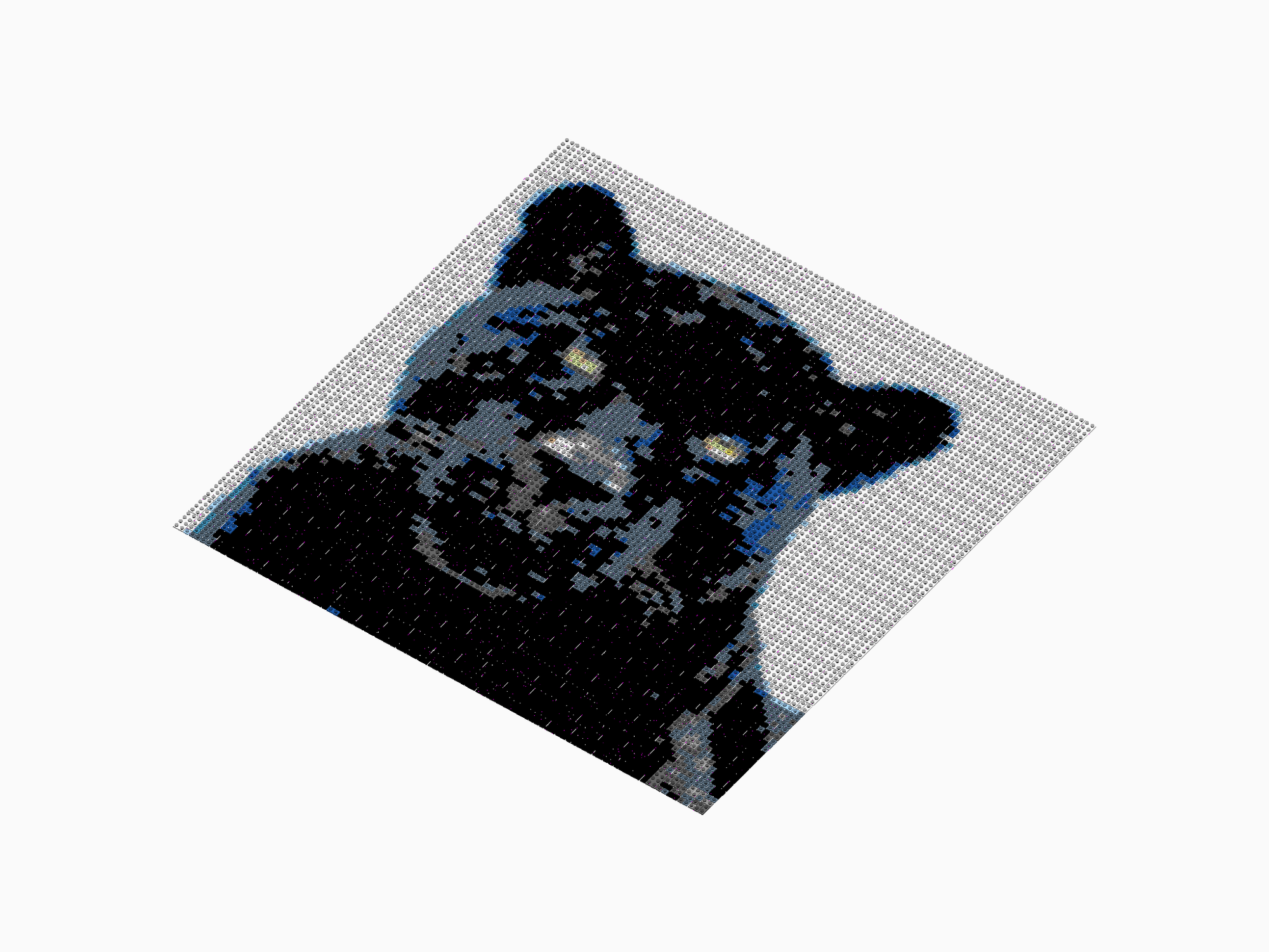Custom Brick Mosaic