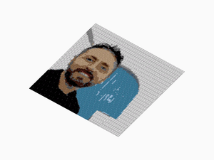 Custom Brick Mosaic