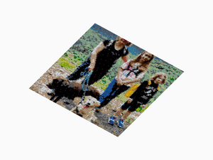 Custom Brick Mosaic
