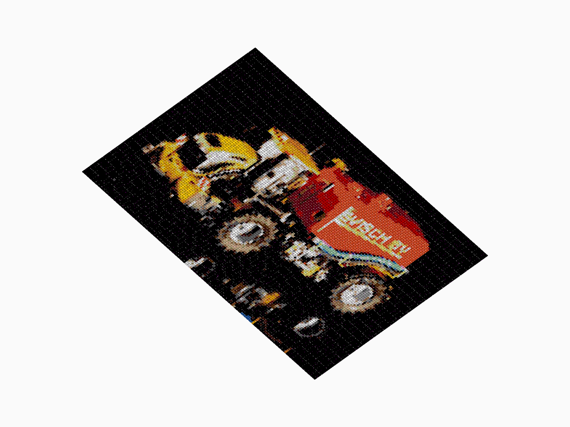 Custom Brick Mosaic