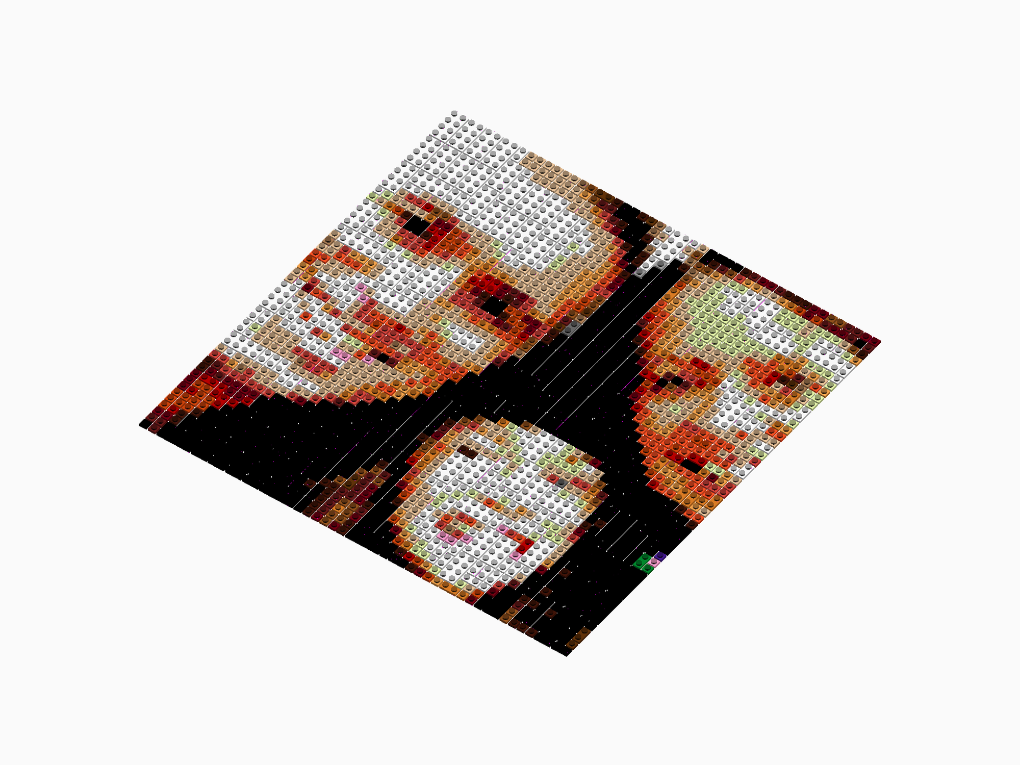 Custom Brick Mosaic