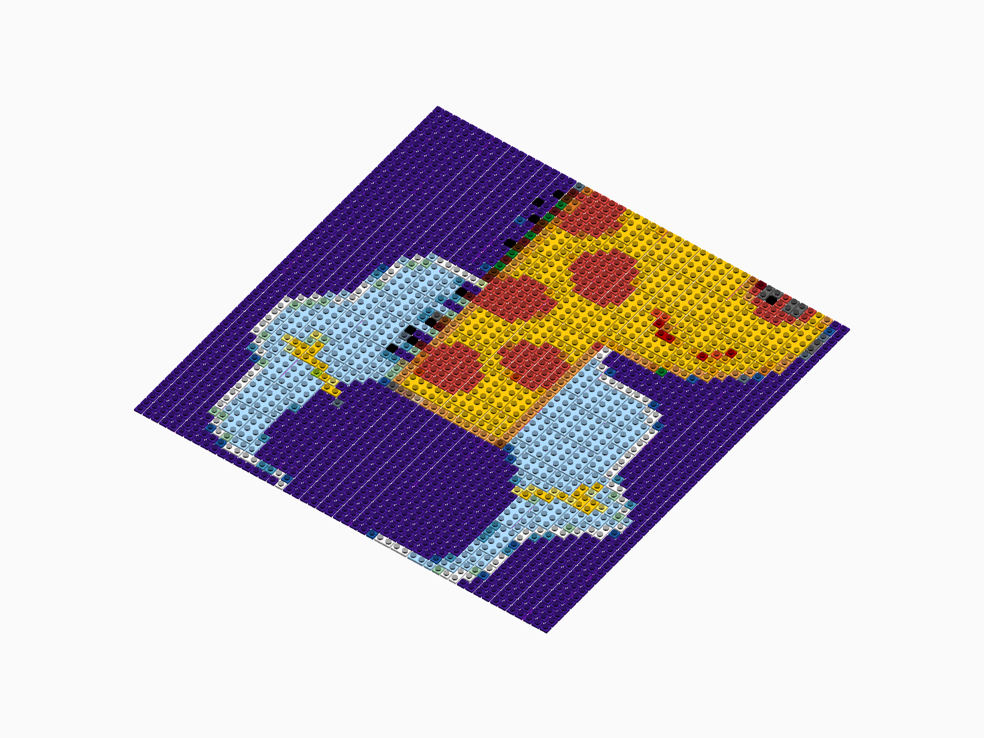 Custom Brick Mosaic
