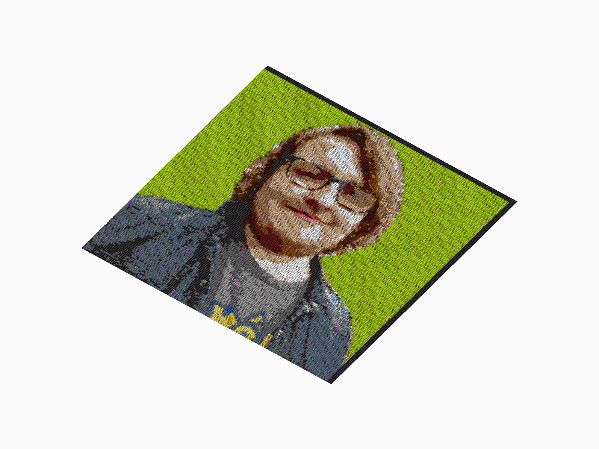 Custom Brick Mosaic