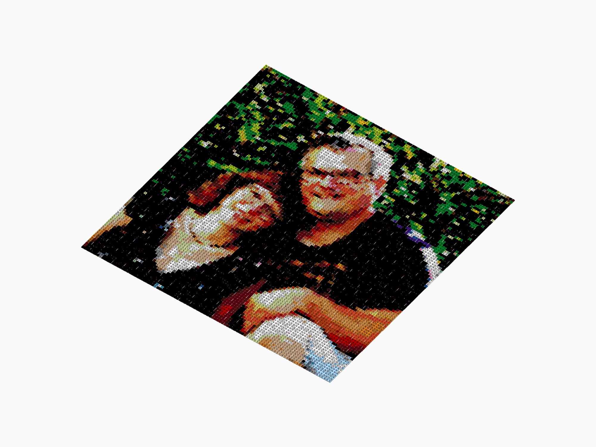Custom Brick Mosaic