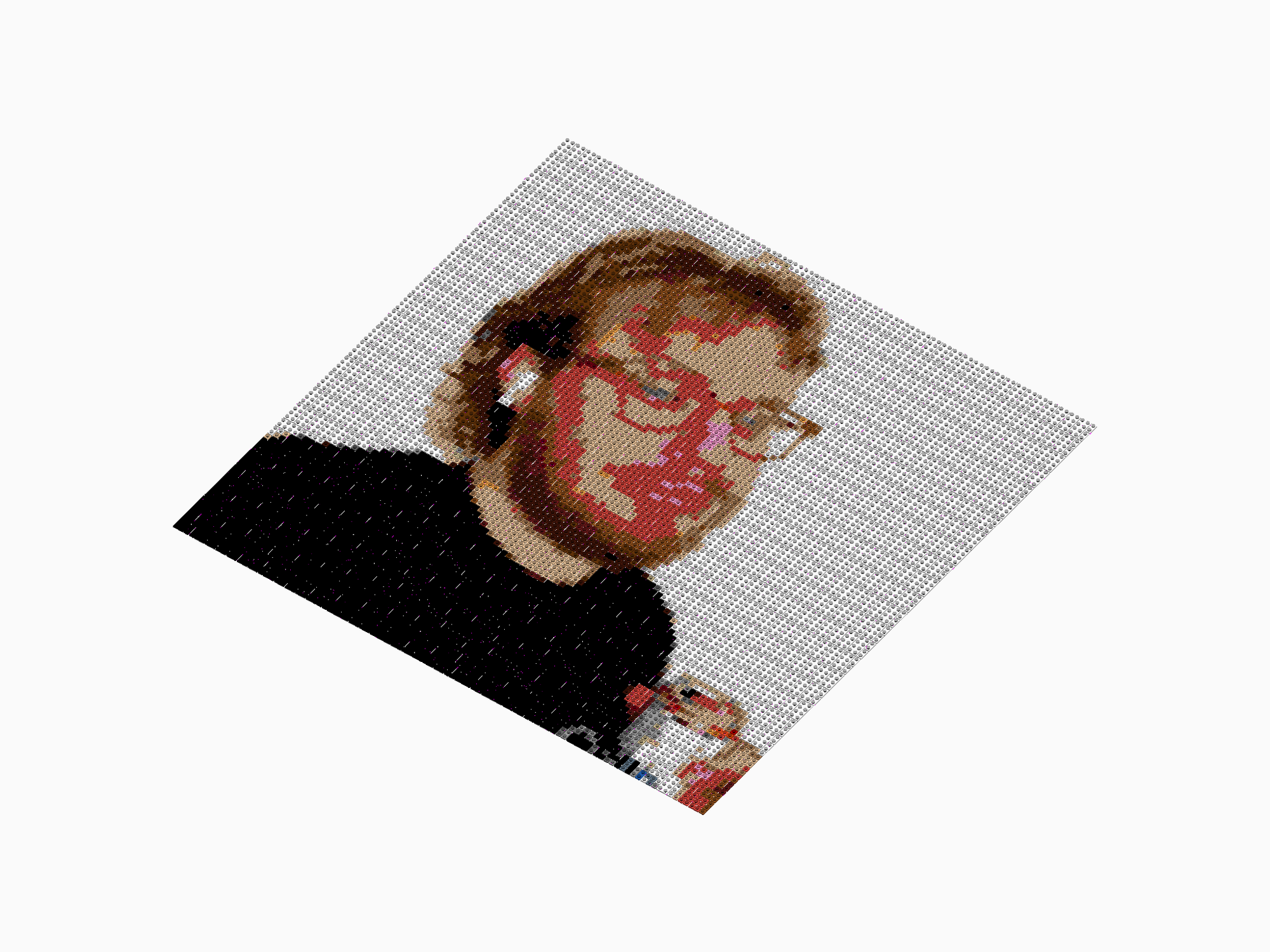 Custom Brick Mosaic