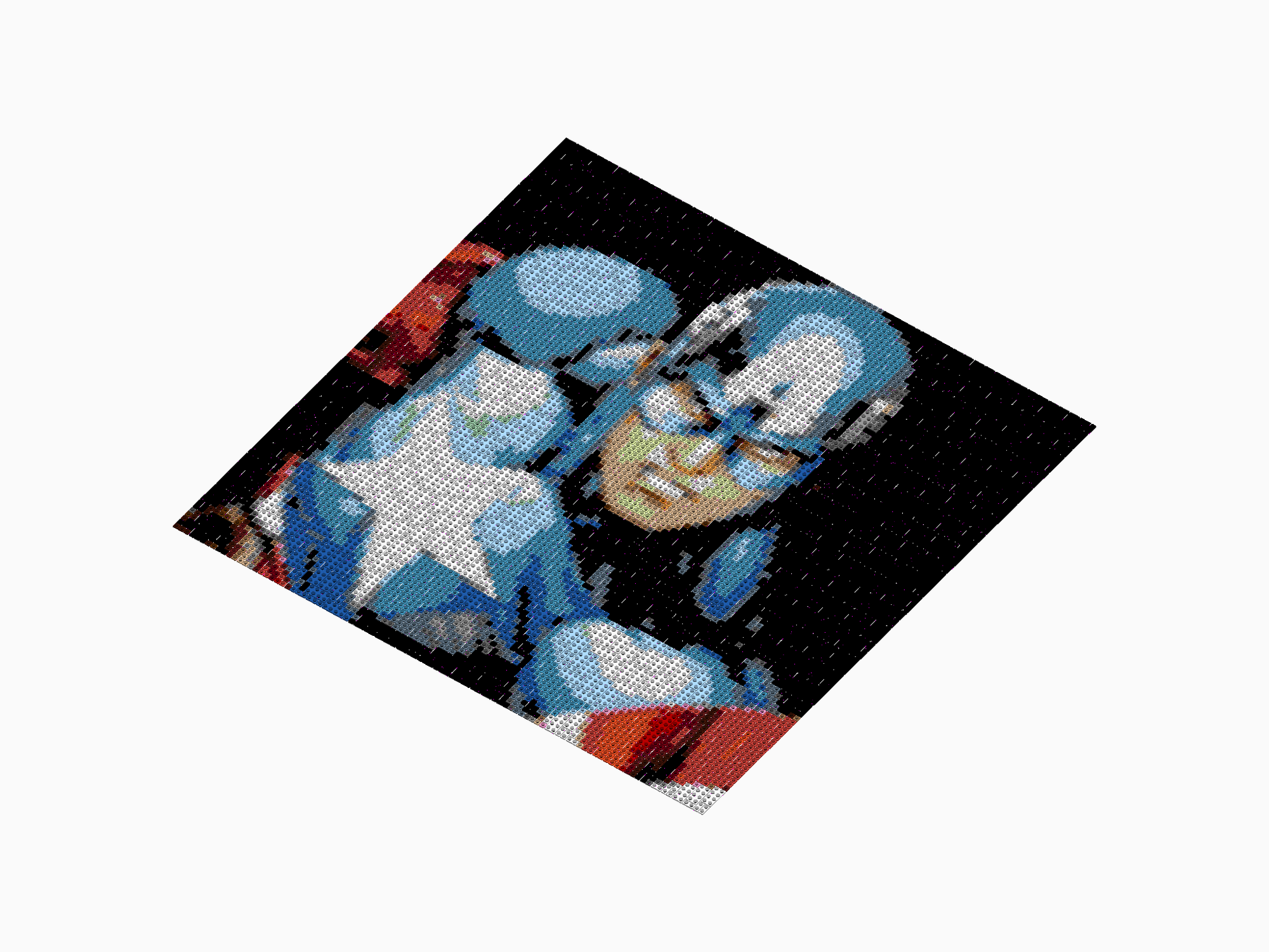 Custom Brick Mosaic